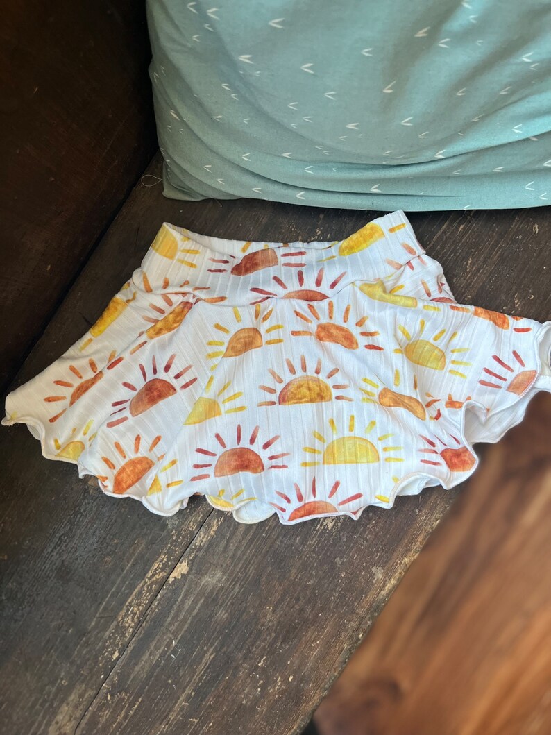 Sun, sunshine Baby and Toddler skirt, Pants, baby shower gift, unique baby gifts, going home gift image 1