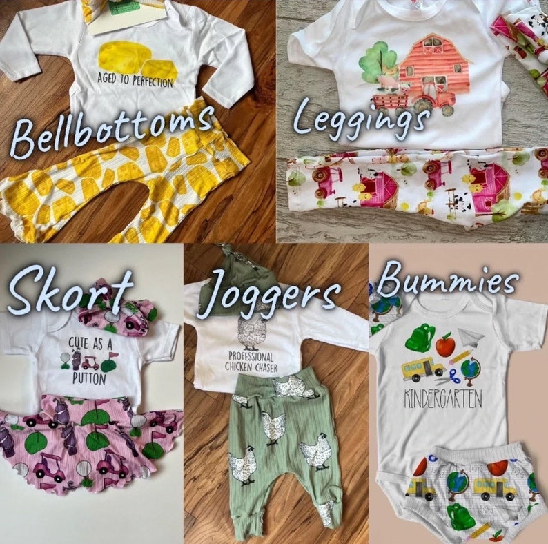 Sun, sunshine Baby and Toddler skirt, Pants, baby shower gift, unique baby gifts, going home gift image 2