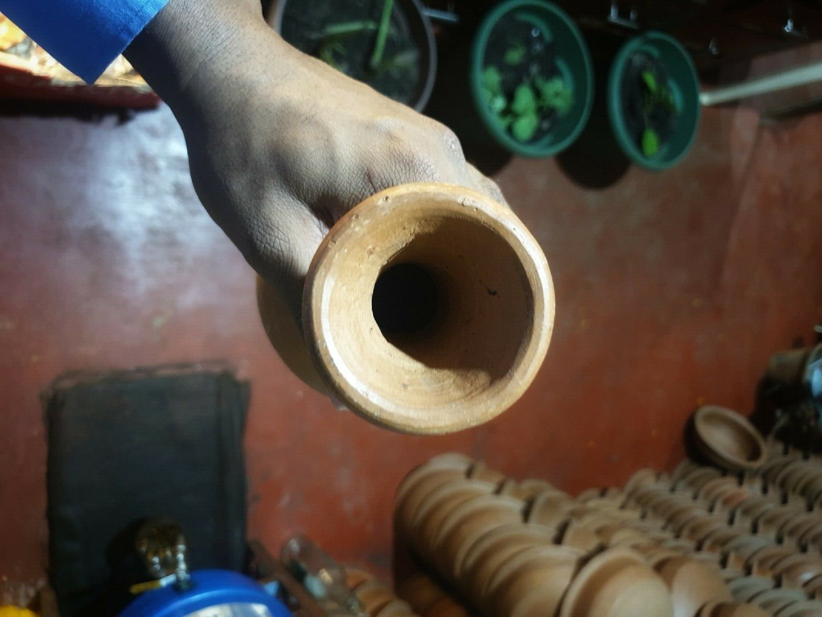 Handmade clay pottery flower vase made by Sri Lanka Etsy