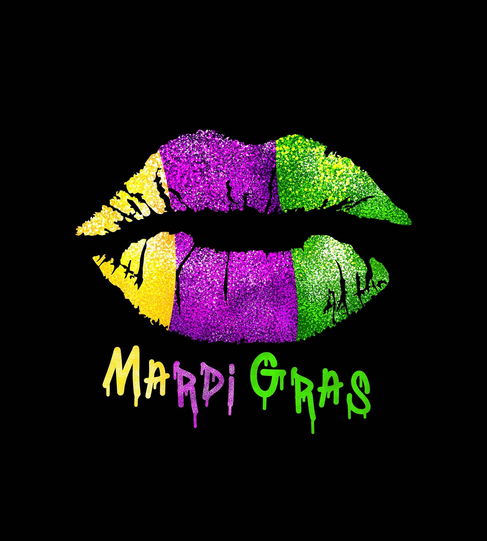 Mardi Gras Lip PNG PDF Mardi Gras Parade Mardi Gras glitter | Etsy