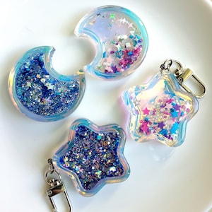 Aurora shaker quicksand keychain