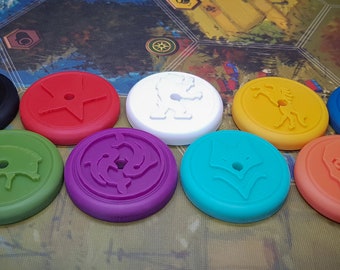 Scythe - Airship bases matching game's colours