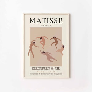 Matisse The Dance Poster, Digital Download, Henri Matisse Print, Matisse Leaf, Abstract Print, Printable Poster