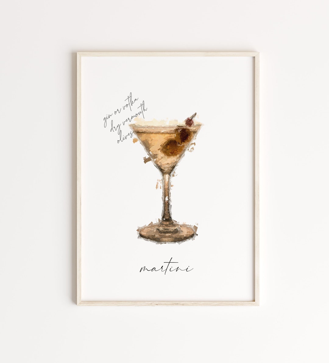 Cocktail Poster, Martini Poster, Cocktail Gallery Wall, Cocktail Art ...