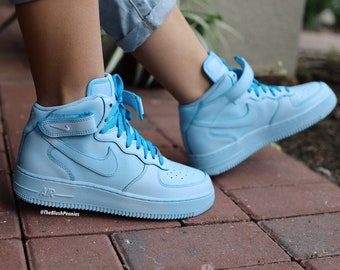 Nike Air Force 1 Mid Custom Dip Dyed Sneakers for Men and Women