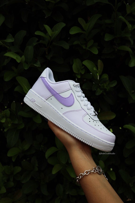 Nike air force 1 dark cheap purple