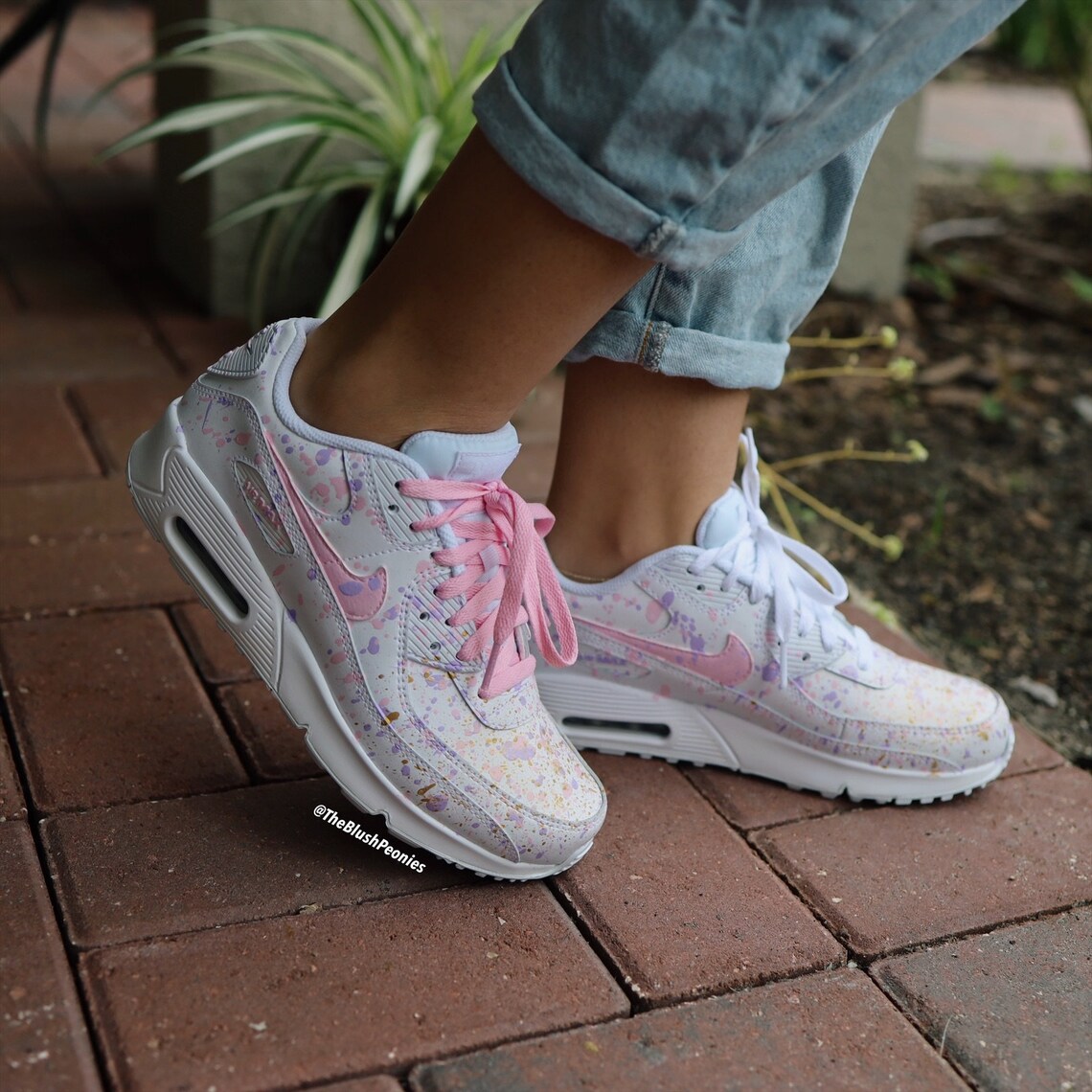 nike air max pink purple blue