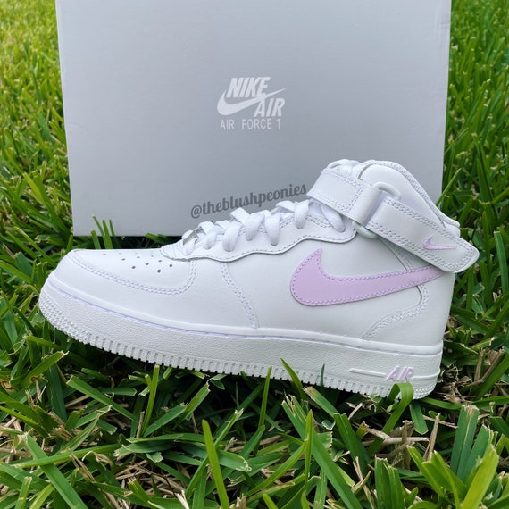Custom Nike Air Force Ones Light Pink 