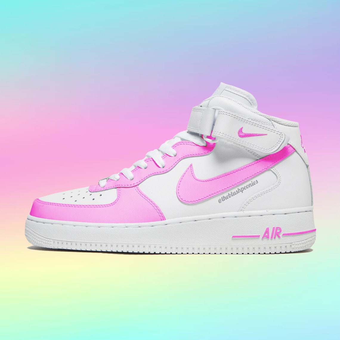 hot pink nike air force ones