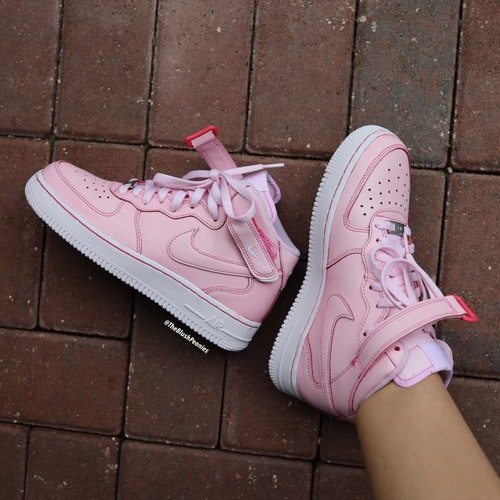 Womens Custom Air Force 1 Mid Nike - Etsy