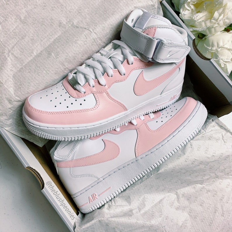 air jordan 1 mid pink and orange