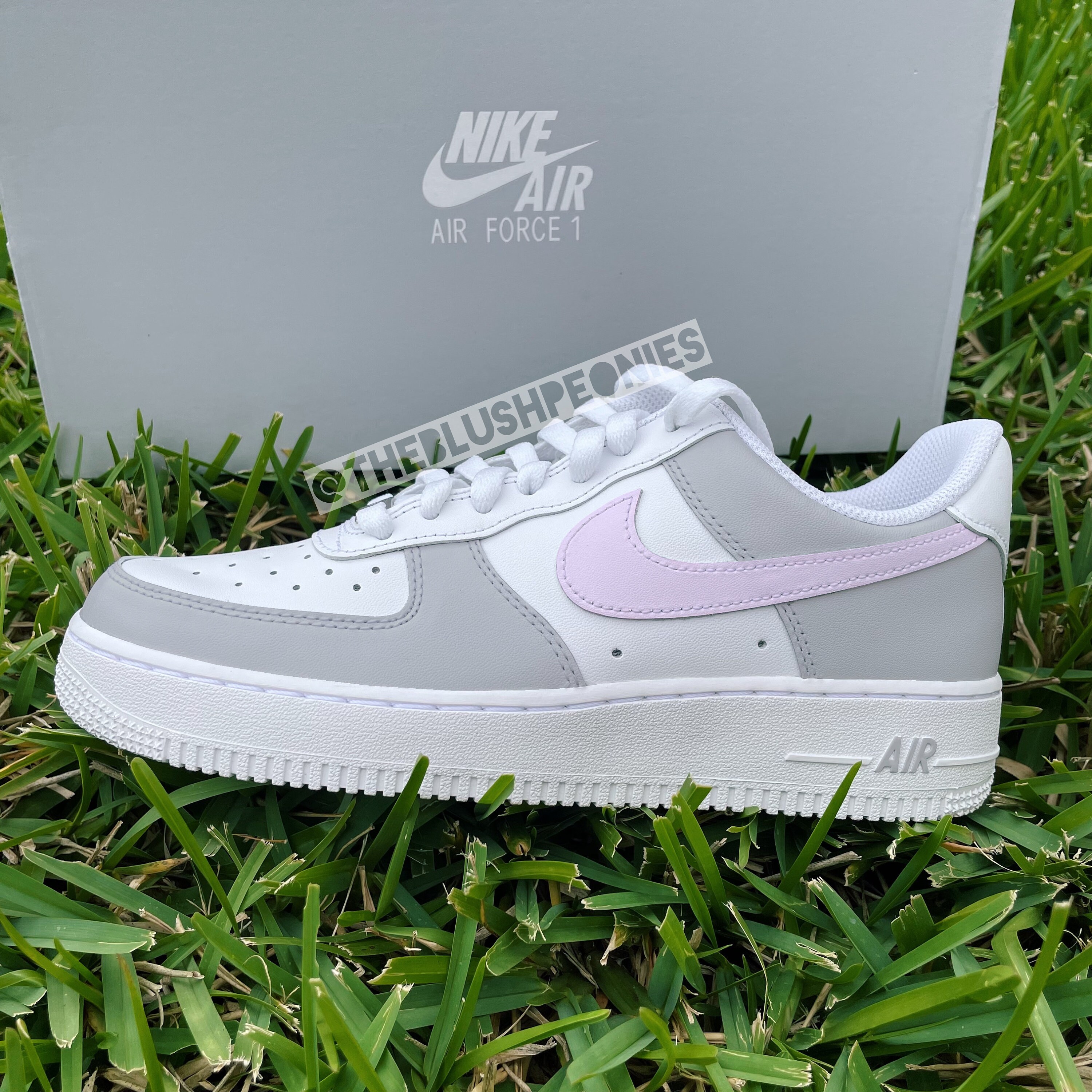 Nike air force 1 2024 shadow grey pink