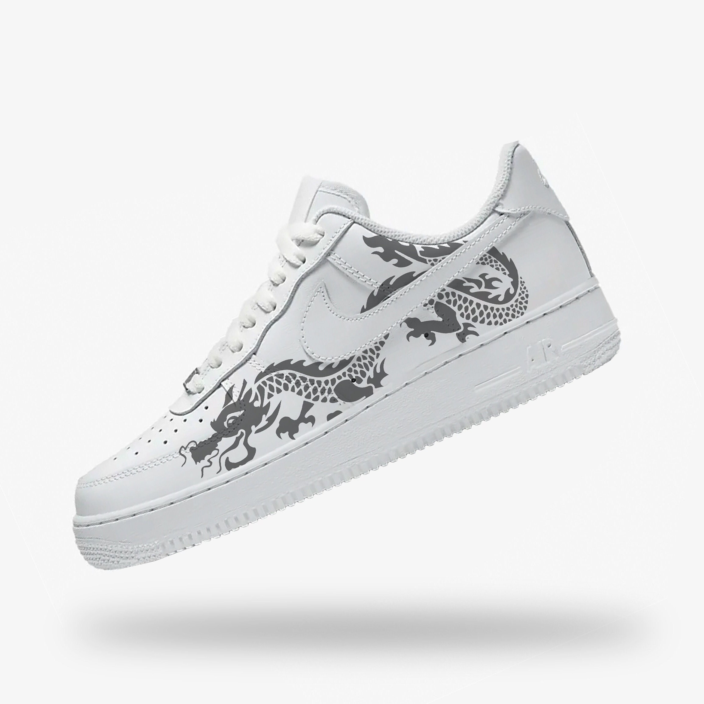 Prideful Dragon Nike Air Force 1 Low Shoes – Stadium Custom Kicks