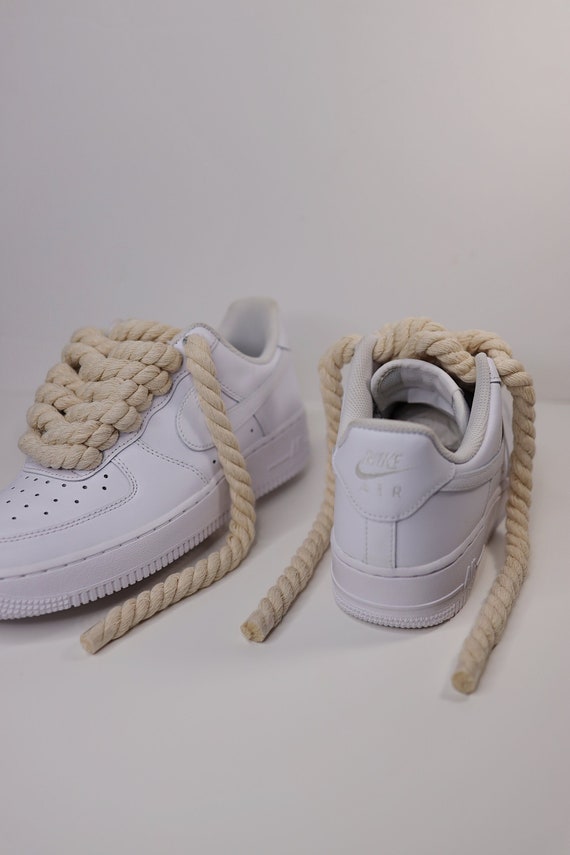 Thicc Laces - White Air Force 1 Custom