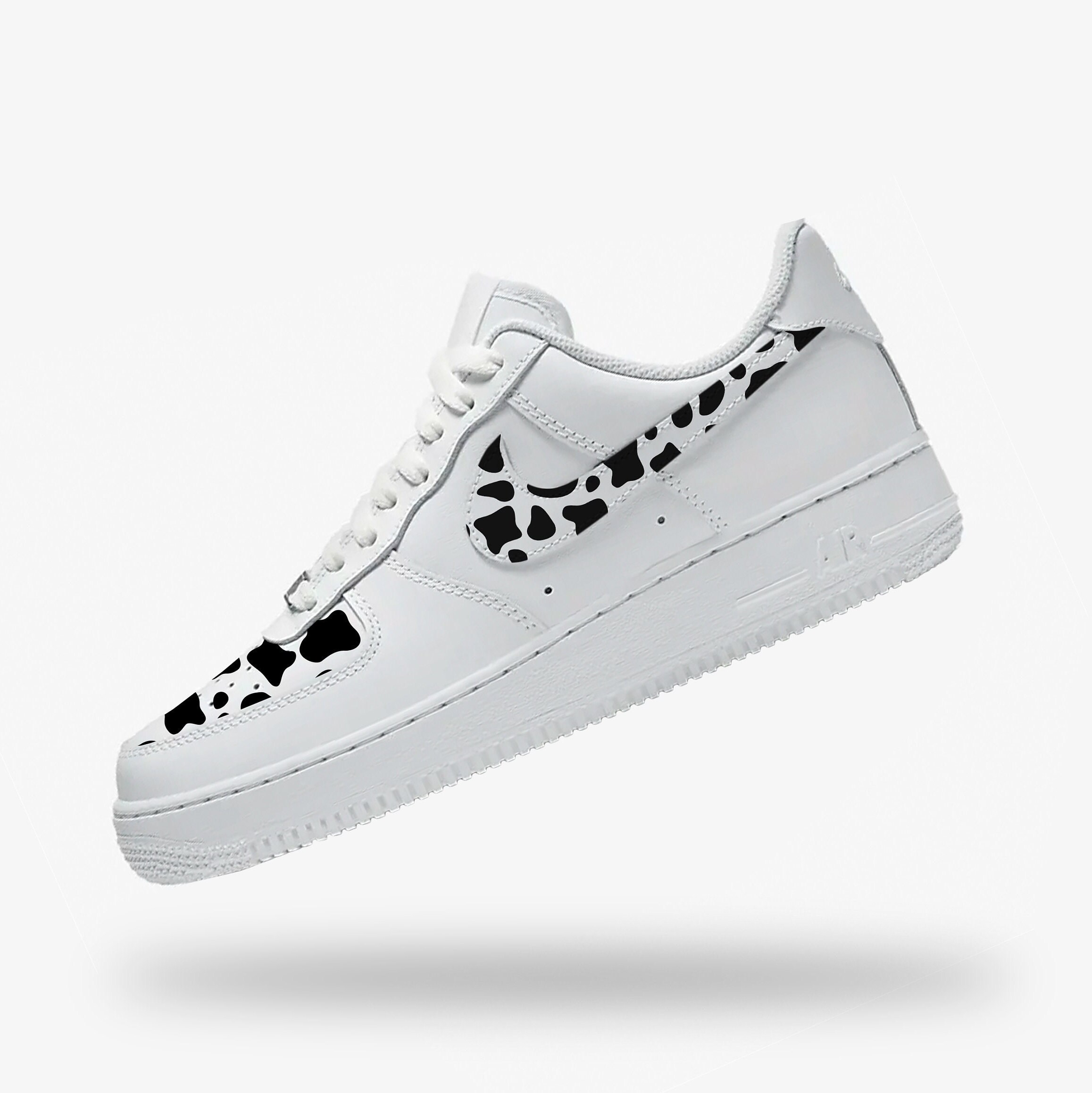 Custom Air Force 1 Cow Print