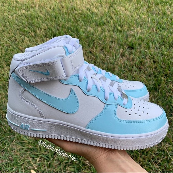 Nike Air Force 1 Mid Custom Pastel Green 