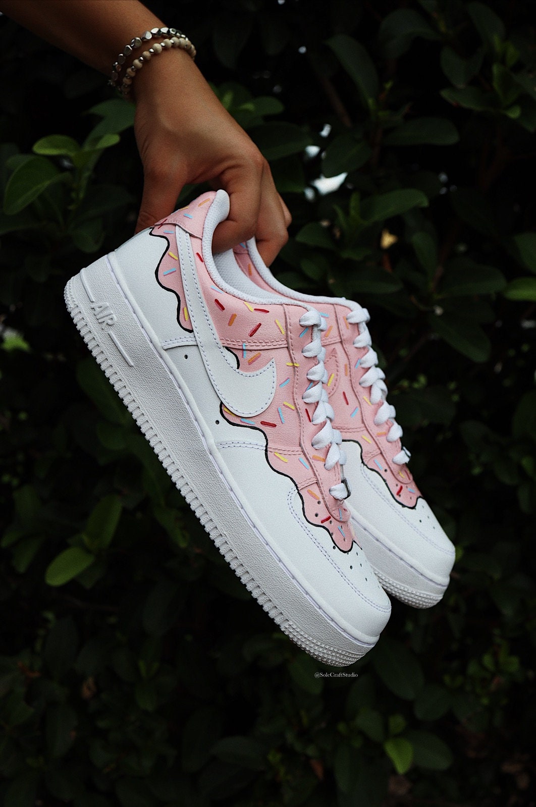 Air Force 1 Scarpe personalizzate Sprinkles Donut Drip Sneakers