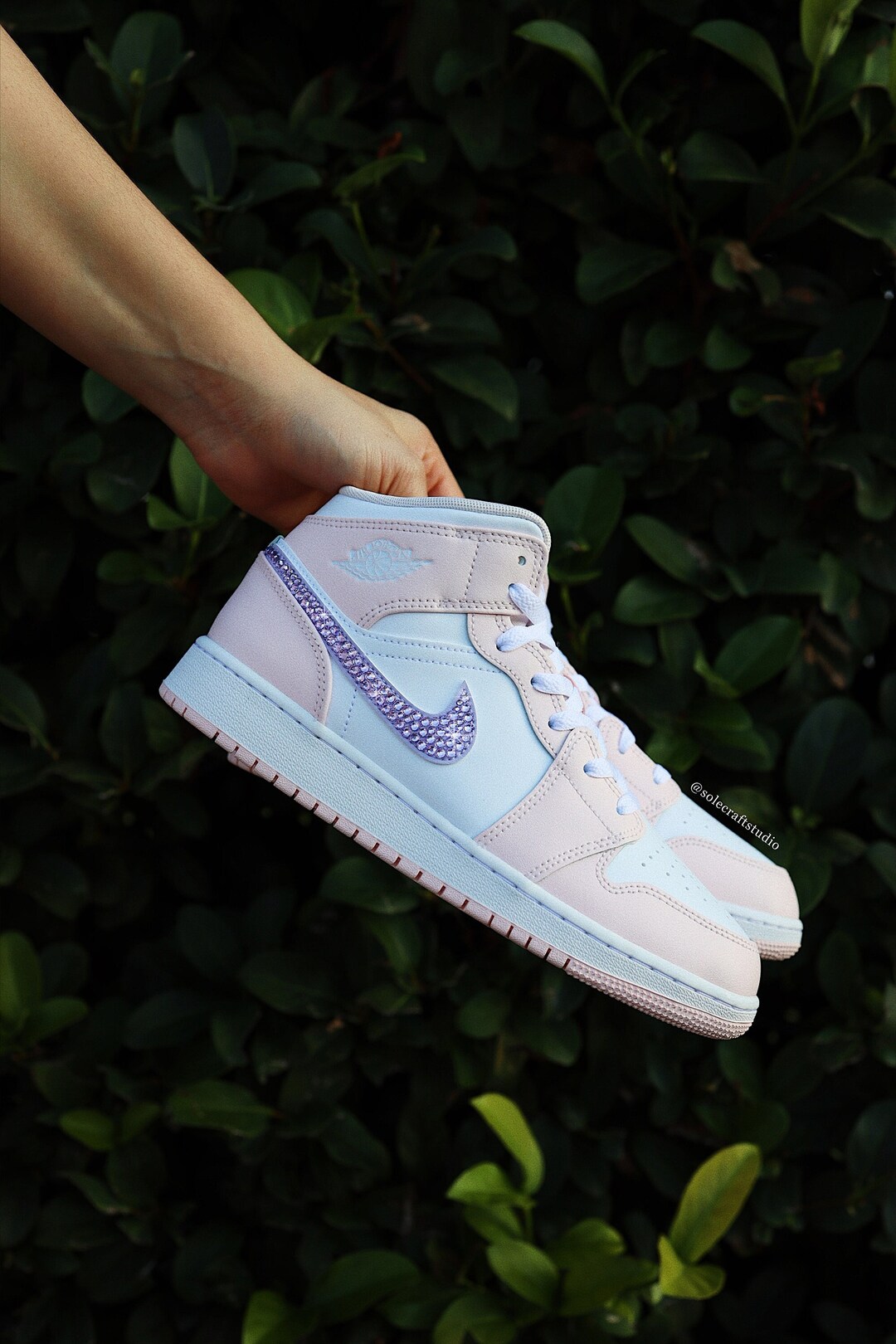 metallic pink jordans