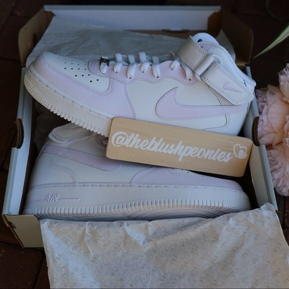 low top purple air force ones