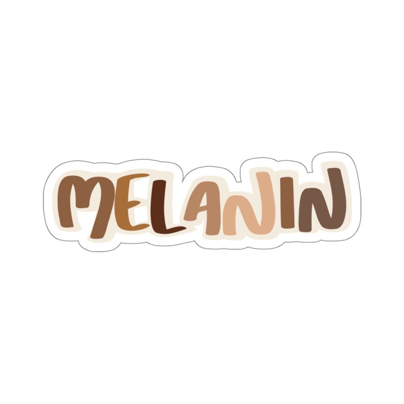 Melanin Sticker Black Girl Stickers Black Girl Magic Laptop | Etsy