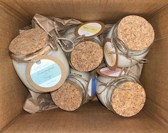 6 Ounce Sampler, 1992 Candles, Soy Candles, Small Soy Candles, Hand Poured Candles, Handmade