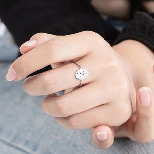 Star Signet Ring MilkGems • Custom Zodiac Ring • Constellation Ring • Sterling Silver Ring • Birthday Gift for Her