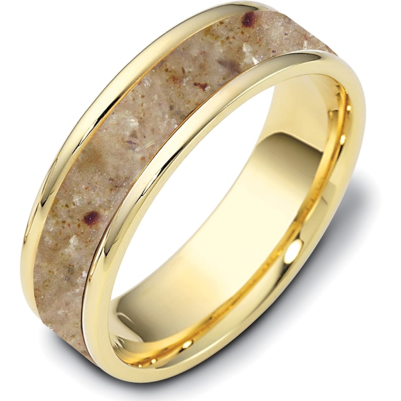 Gold Cremation Ring - Ash Ring - Memorial Ring - Etsy