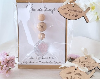 Sonnenfänger I Geschenk für Kommunion I Geschenk Taufe I Geschenk Konfirmation  I Taufgeschenk I Erstkommunion Geschenk I Geschenk Firmung