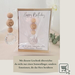 Geburtstagsgeschenk Frau I Sonnenfänger I Geschenk zum Geburtstag Mama I  Geburtstagsgeschenk Freundin I Geburtstagsgeschenk Schwester I kleinigkeit zum geburtstag