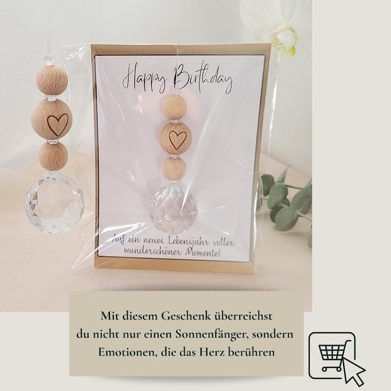 Geburtstagsgeschenk Frau I Sonnenfänger I Geschenk zum Geburtstag Mama I  Geburtstagsgeschenk Freundin I Geburtstagsgeschenk Schwester I kleinigkeit zum geburtstag