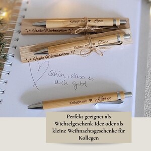 Wichtelgeschenke für Kollegen I kleine Weihnachtsgeschenke für Kollegen I personalisierte Kugelschreiber I Weihnachtsgeschenk Mitarbeiter