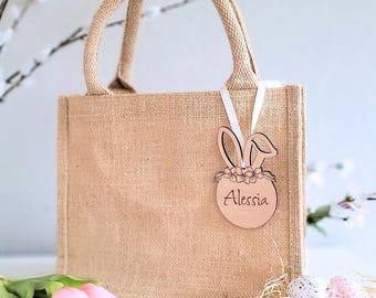 Personalized Easter basket | Personalized jute bag | Personalized Easter gifts | Small Easter gifts | Easter nest | Easter basket