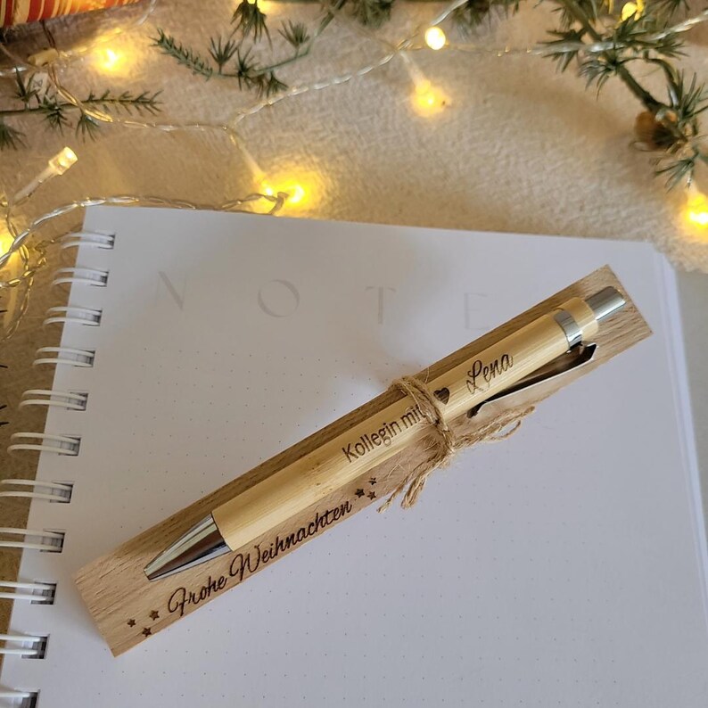 Wichtelgeschenke für Kollegen I kleine Weihnachtsgeschenke für Kollegen I personalisierte Kugelschreiber I Weihnachtsgeschenk Mitarbeiter