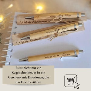 Wichtelgeschenke für Kollegen I kleine Weihnachtsgeschenke für Kollegen I personalisierte Kugelschreiber I Weihnachtsgeschenk Mitarbeiter