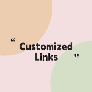 Customized Links
