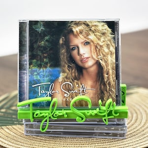 Whispers of Melody TS - Individuelles 3D Gedrucktes CD-Wanddisplay | Geschenkfertige Musikkunst für Albumliebhaber