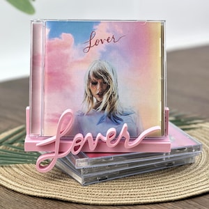Whispers of Melody Lover - Benutzerdefinierte 3D gedruckte CD-Wand-Display | Geschenkfertige Musikkunst für Albumliebhaber