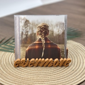 Whispers of Melody Evermore - Benutzerdefinierte 3D gedruckte CD-Wand-Display | Geschenkfertige Musikkunst für Albumliebhaber