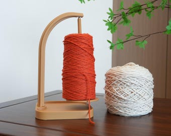 Magnetic Floating Yarn Holder - Customizable (31 Colors) | 3D Printed Yarn Stand for Knitting | Unique Gift for Knitters & Craft Lovers
