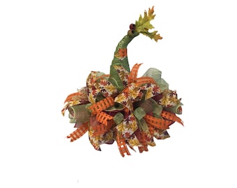 Fall wreath hat door hanger witch wall decor leaves orange