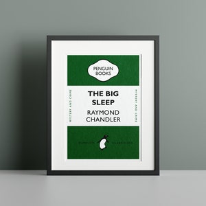 The Big Sleep, Raymond Chandler Penguin book cover print
