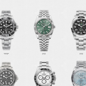 2023 Rolex Watches Collage - Digitally Created Technical Drawing - Etsy