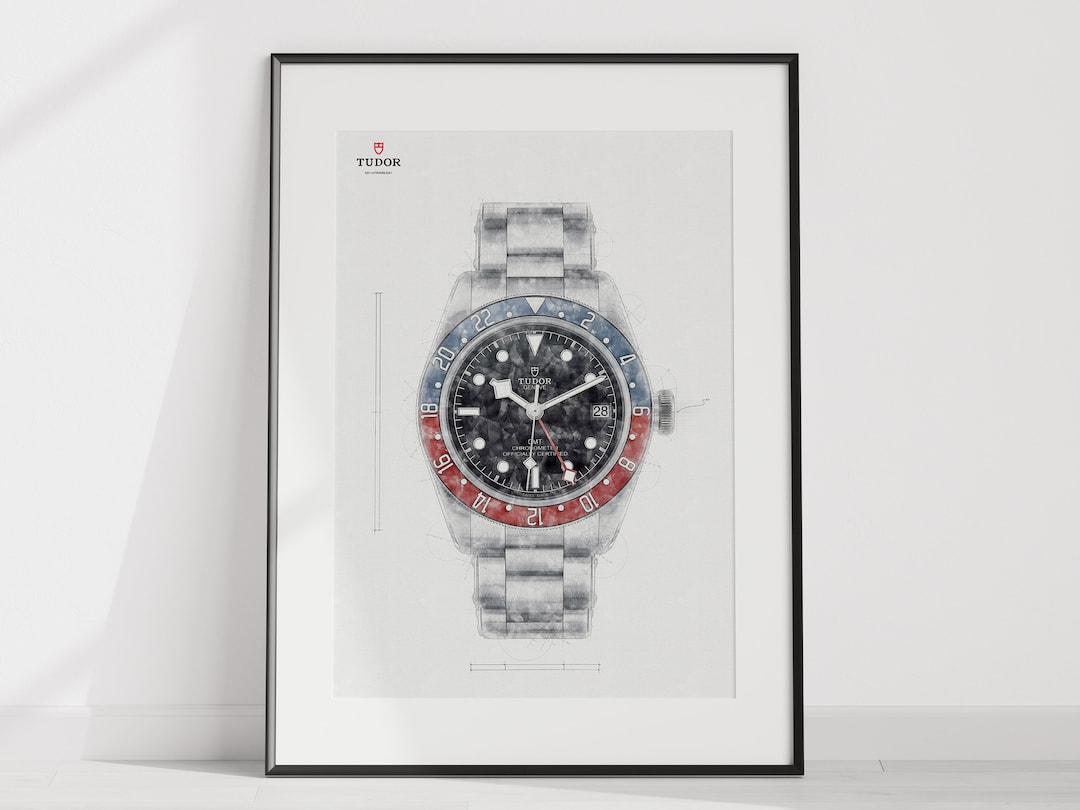 Tudor Black Bay GMT, M79830RB-0001 disegno tecnico creato