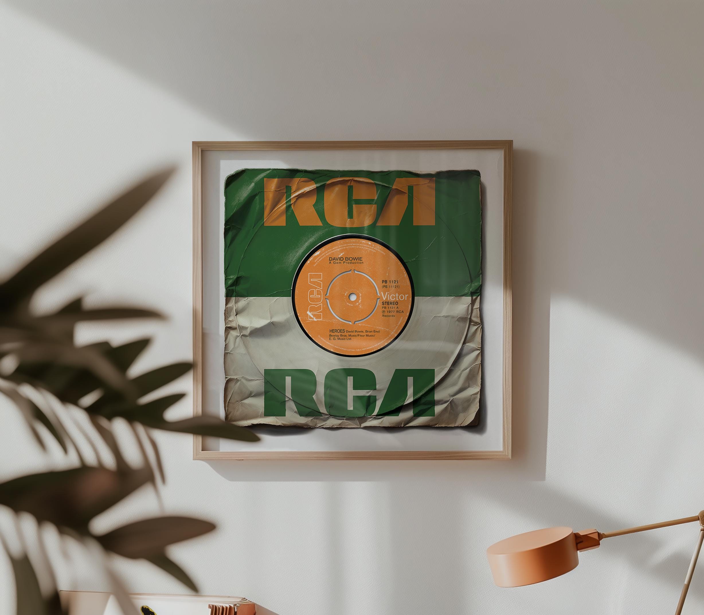 David Bowie - RCA Records - Custom 45rpm Record Sleeve Wall Art – Retro ...