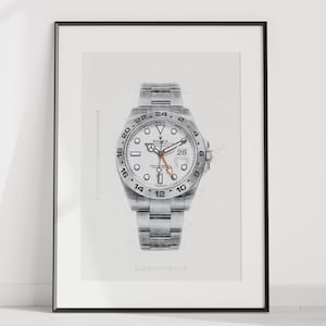 Rolex Explorer II Ref. 226570 - digitally created technical watch print