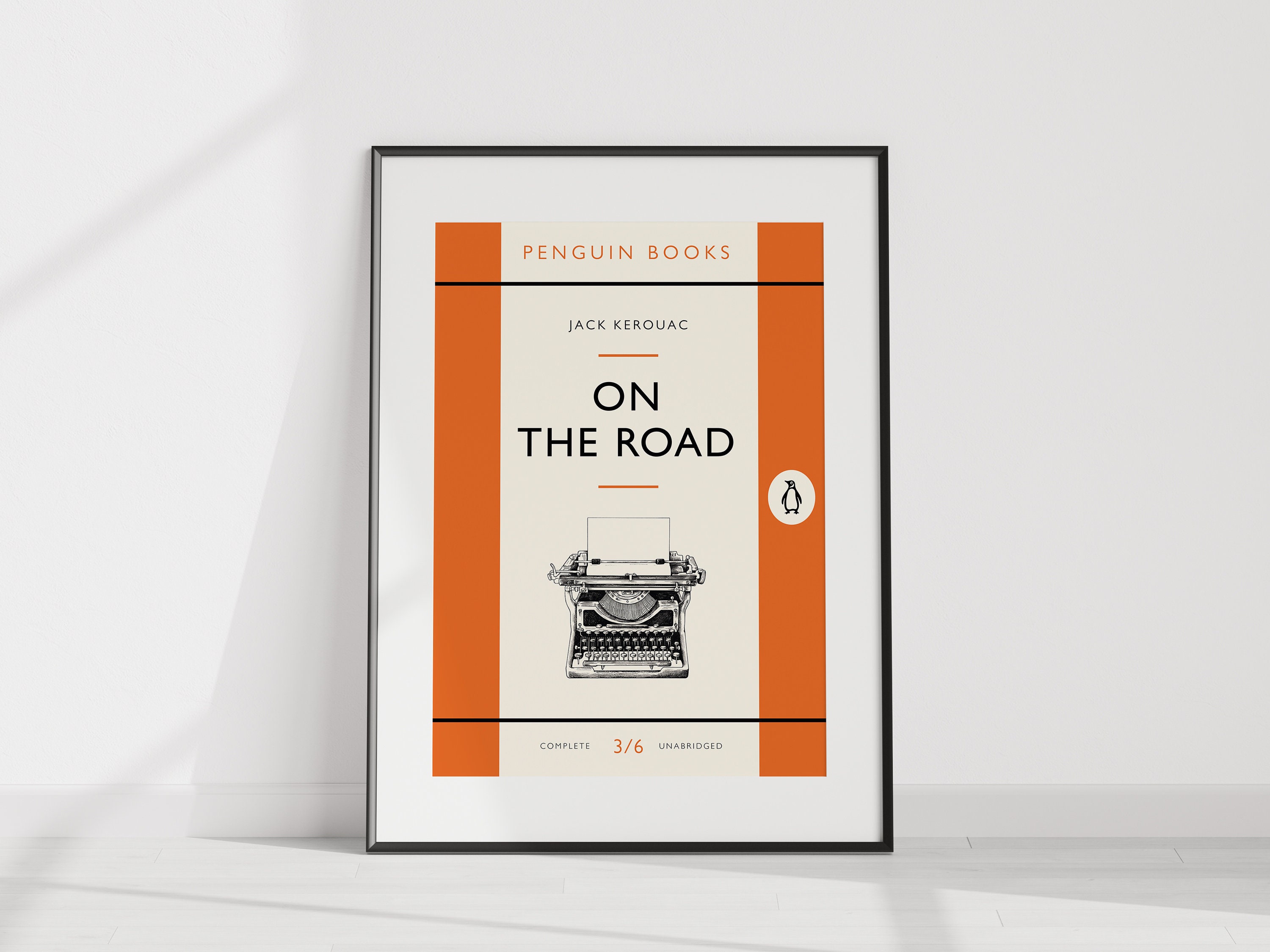 On the Road - Jack Kerouac - Penguin Classics Book Cover Art Physical ...
