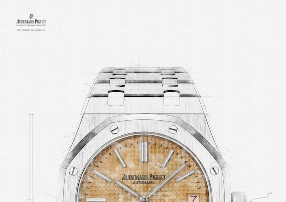 Audemars Piguet Royal Oak Ref. 15202BC.OO.1240BC.01 - Digitally