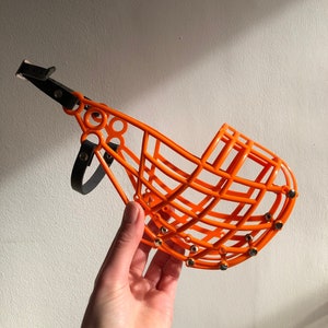 107 Windhund Korbmaulkorb - Orange