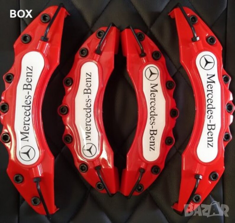 4 pieces Mercedes Benz Brake Caliper Cover Front Rear AMG Rim Etsy