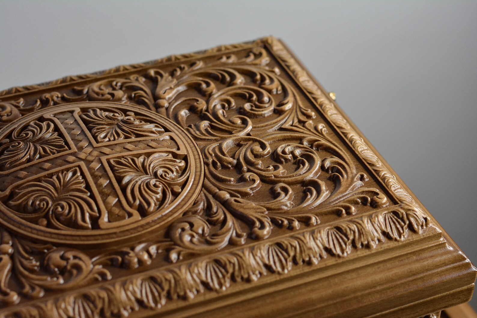 12.5 Orthodox Carved Wooden Reliquary Box Religious Etsy